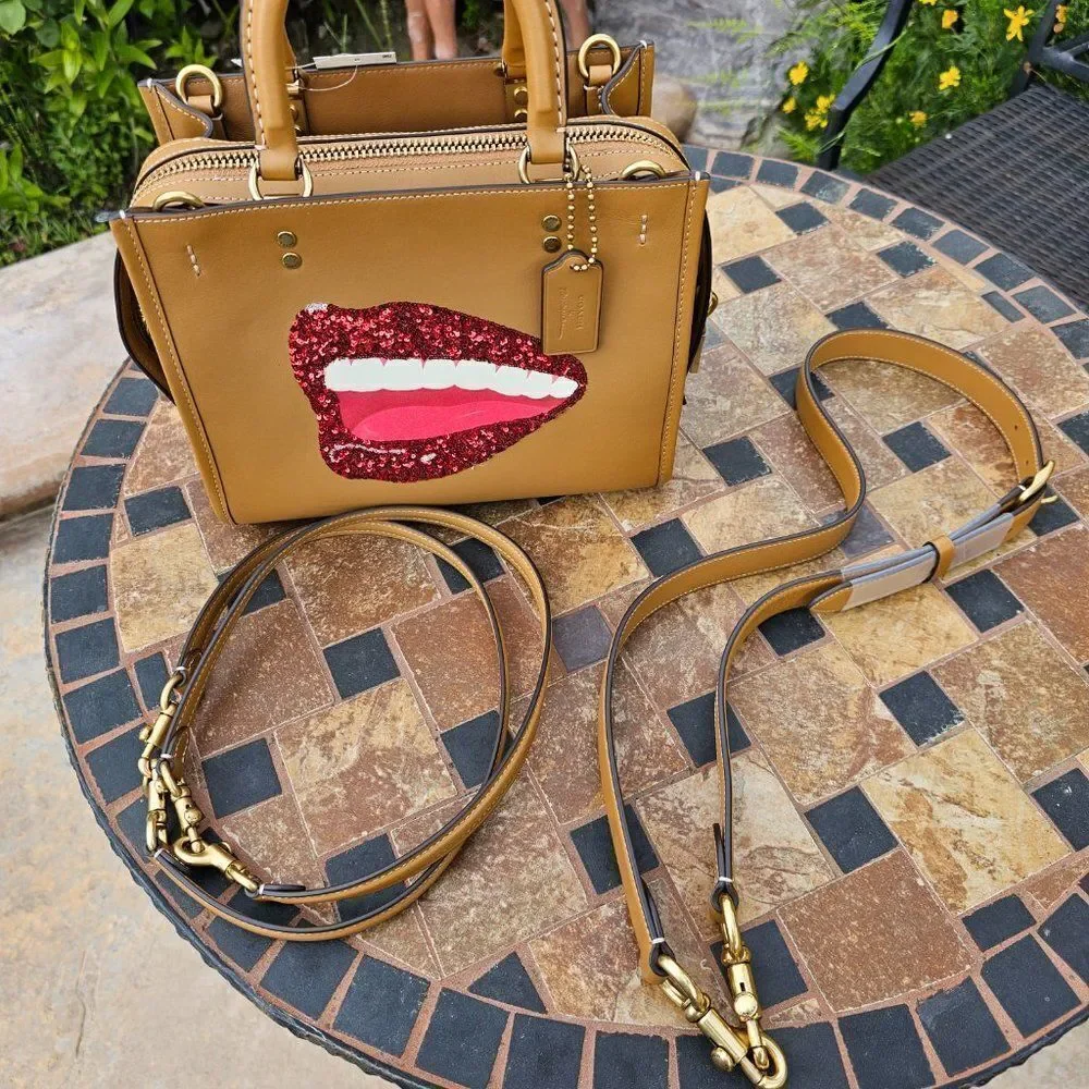 NWT Coach X Tom Wesselmann Rogue 25 Satchel with crossbody and shoulder straps